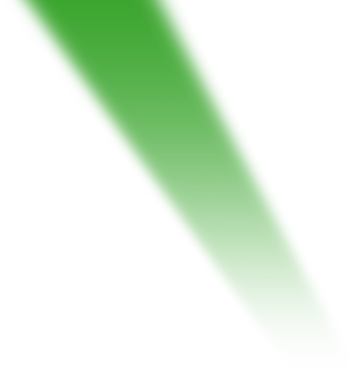 Green Light Beam Gradient Colored Overlay